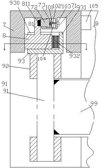 Power distribution cabinet device for preventing emergency power failure