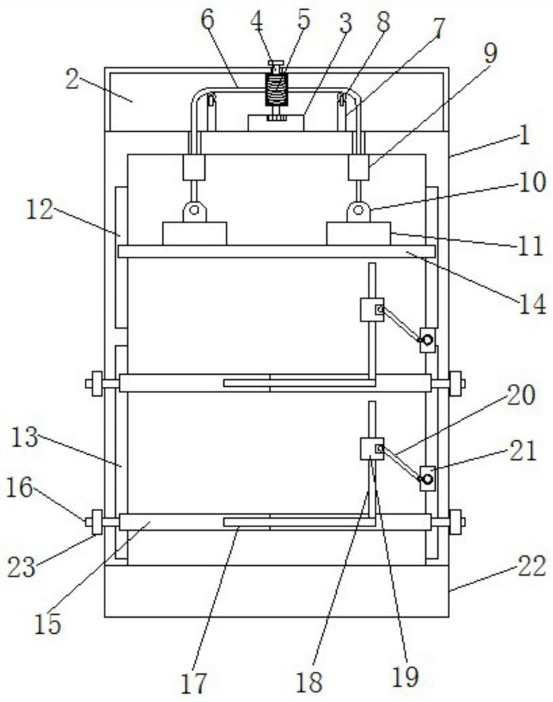 A moisture-proof wardrobe with adjustable inner space