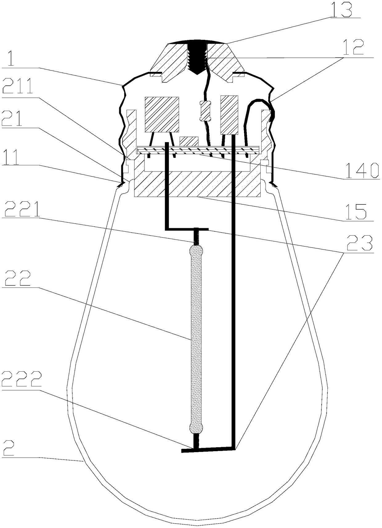 MBL driving circuit-based LED bulb