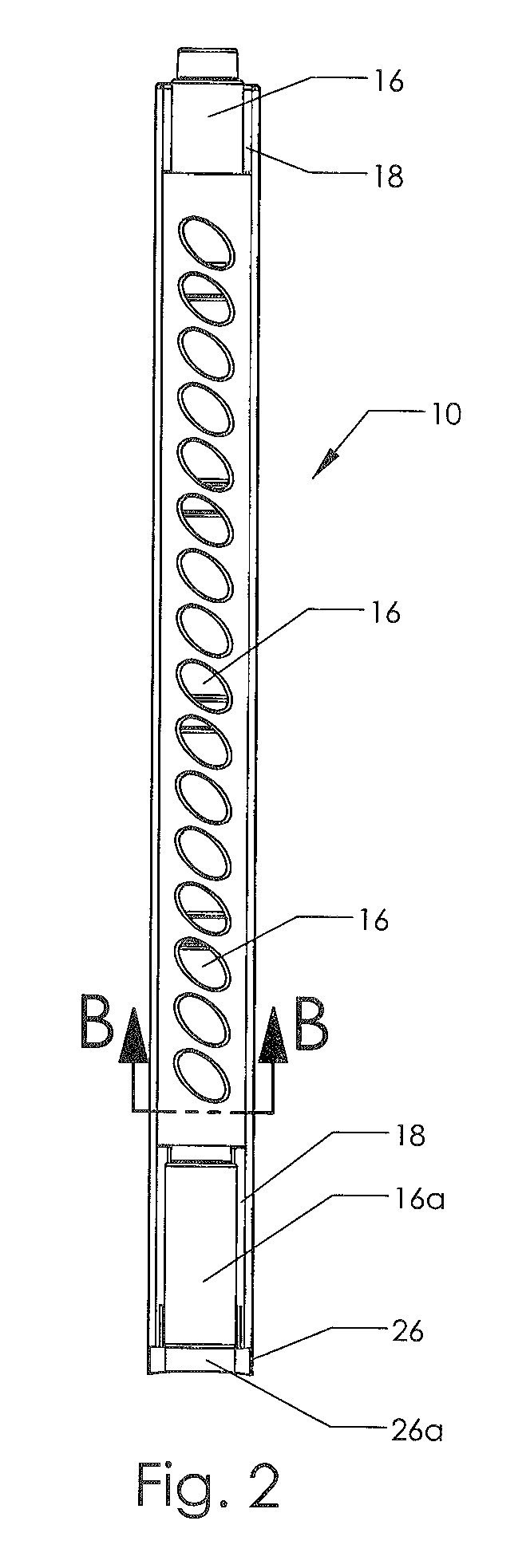 Gravity fed bottle storage and display rack