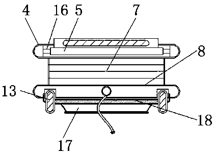 Bottom-movable base of robot with de-dusting function