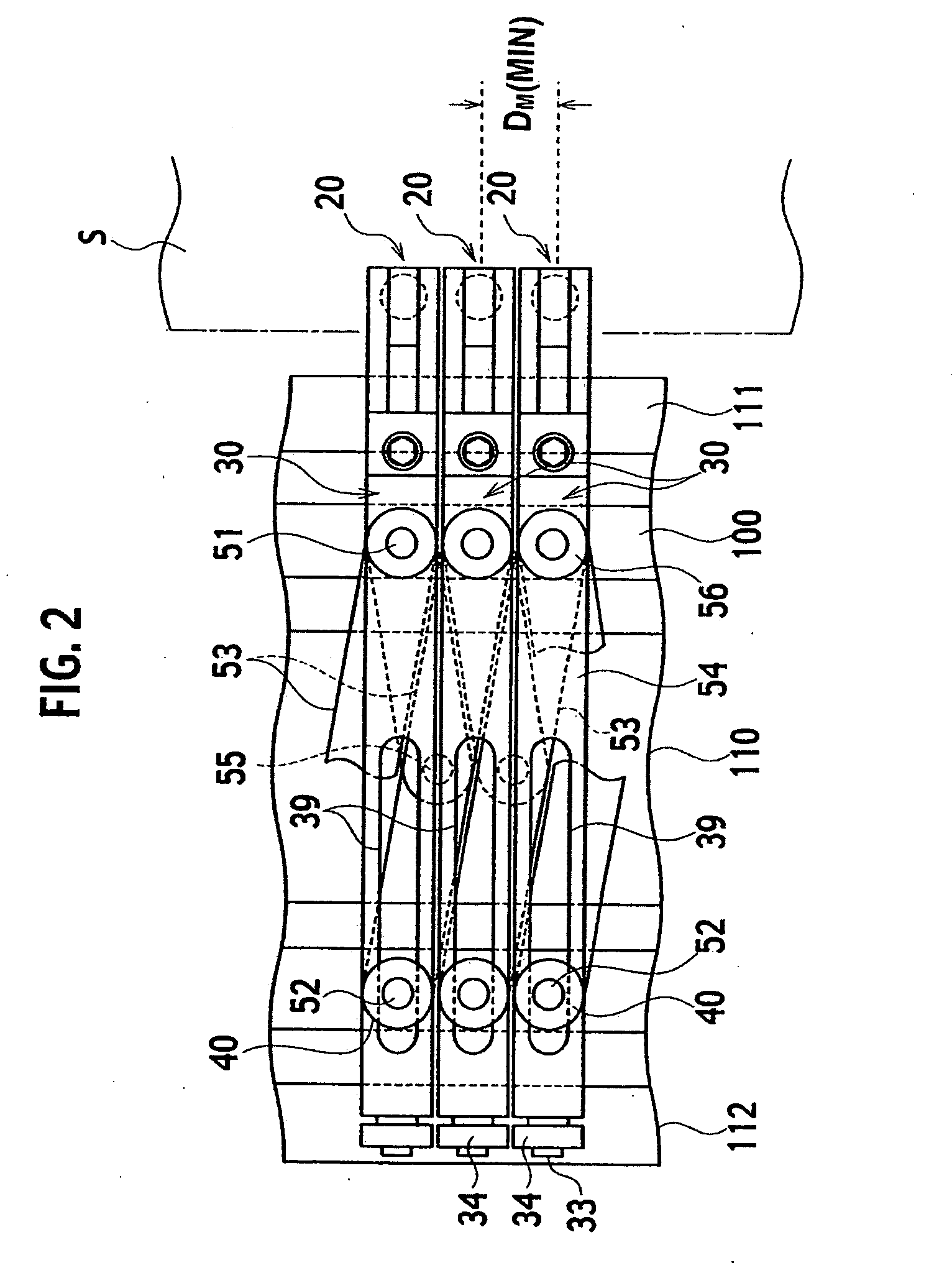 Sheet or film oblique stretching method and sheet or film clipping stretcher