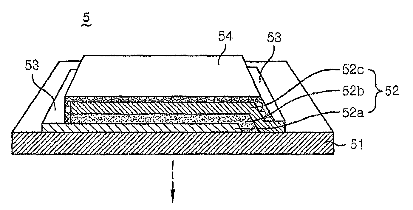 Organic EL module and illumination device including same