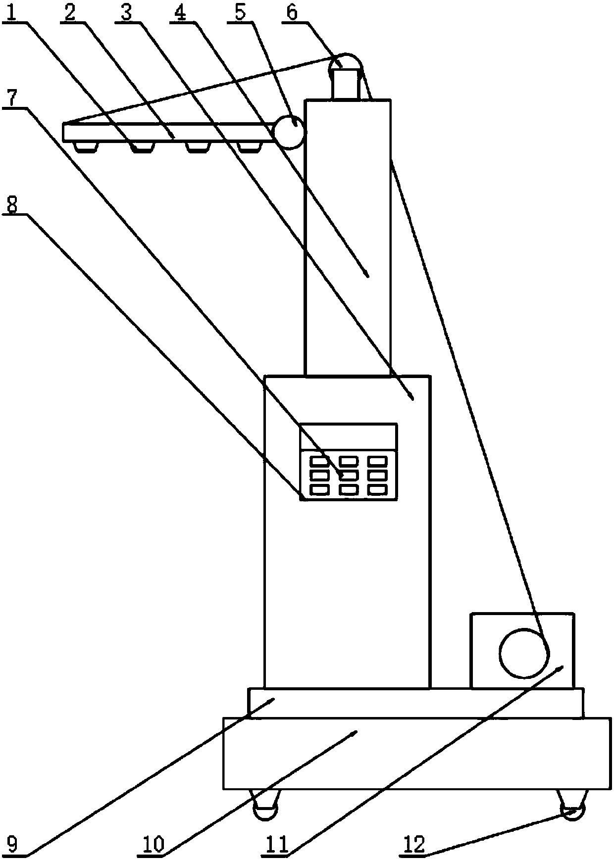 Highway bridge maintenance spraying device