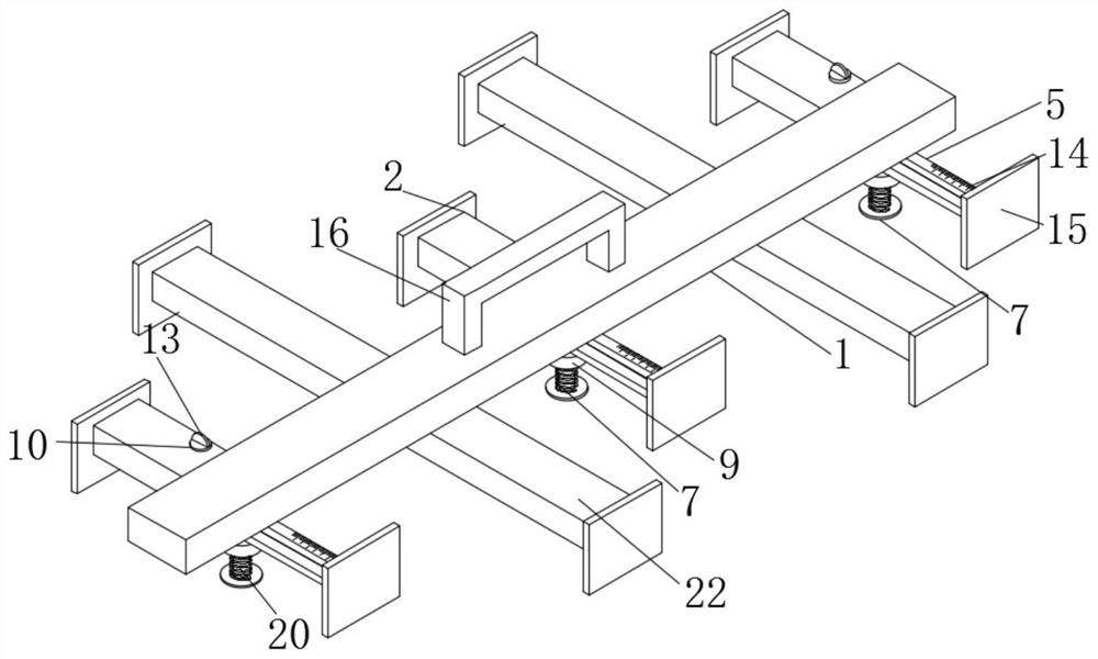 Constructional column combed joint inspection tool