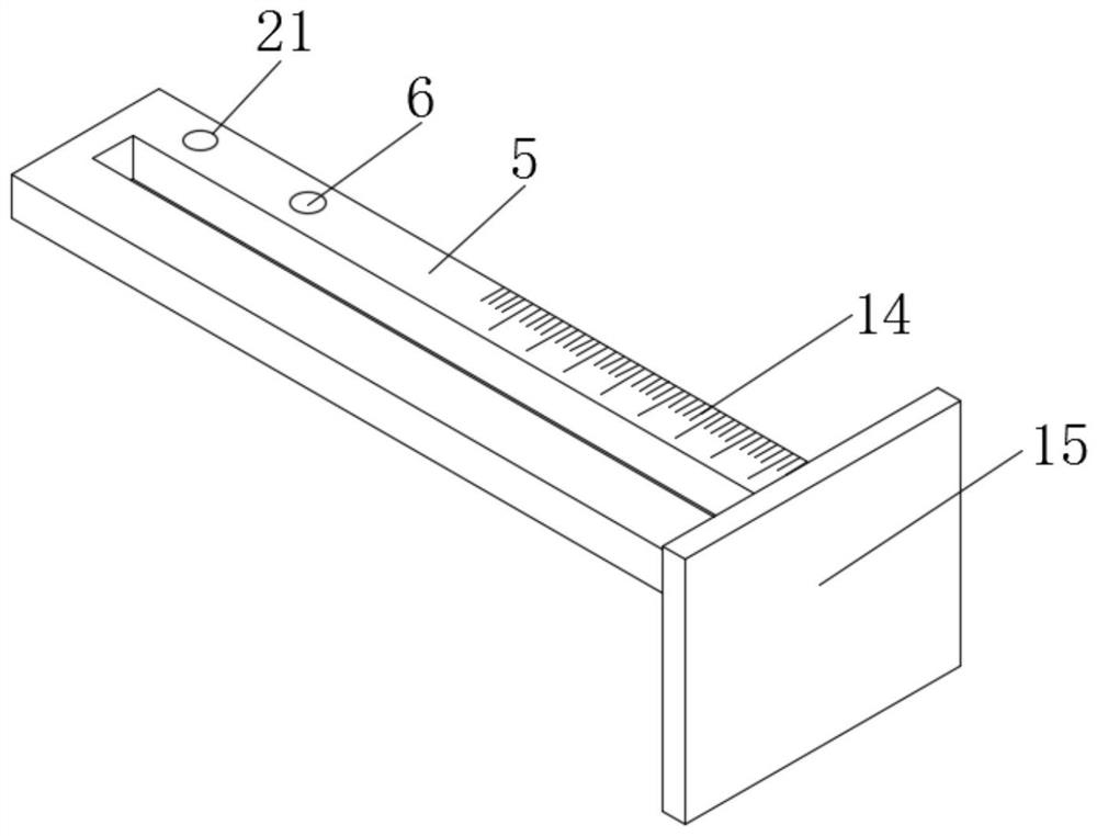 Constructional column combed joint inspection tool