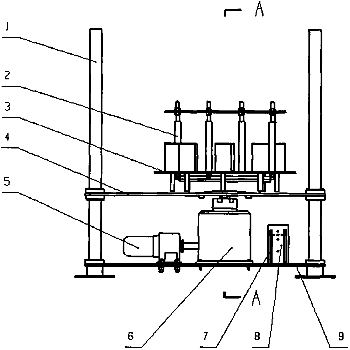 Rotation indexing table for encapsulation and package of cylindrical cylinder