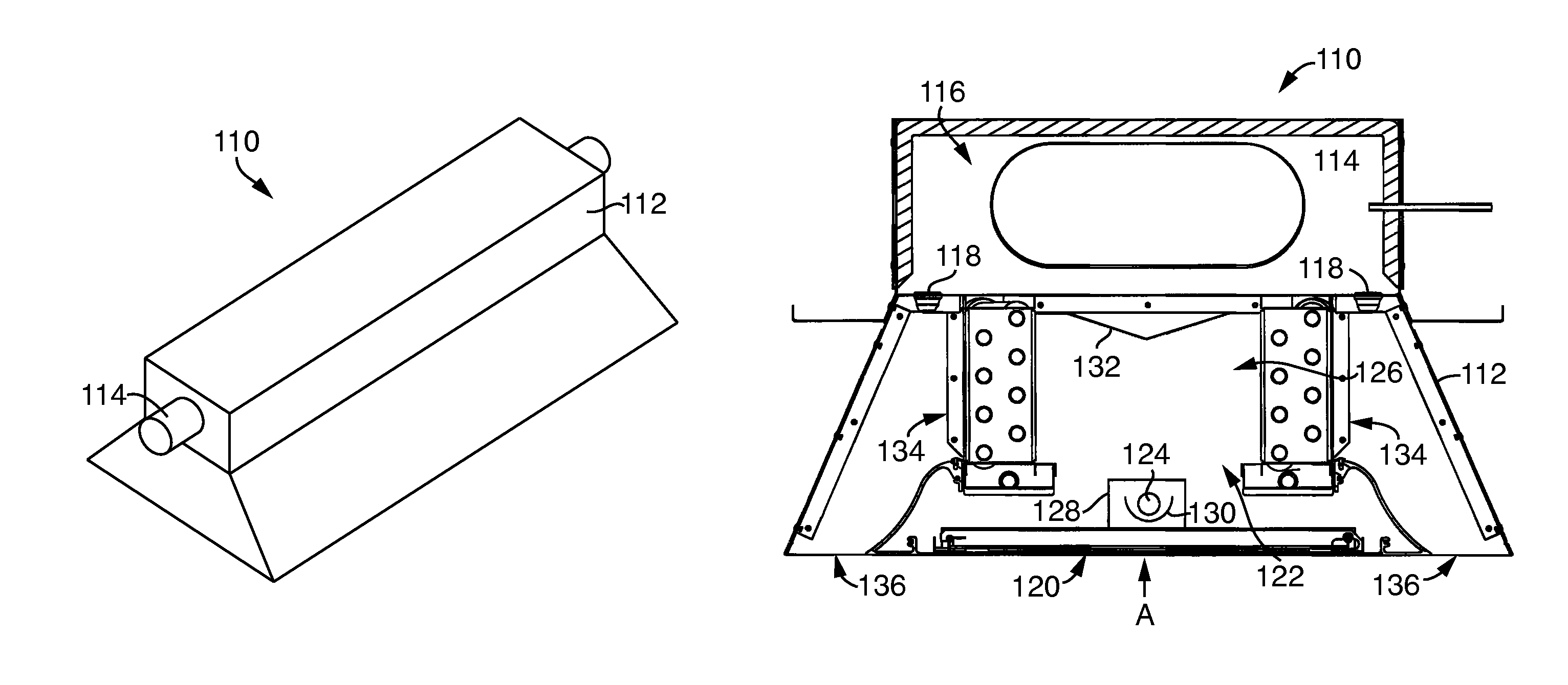 Active chilled beam with sterilization means