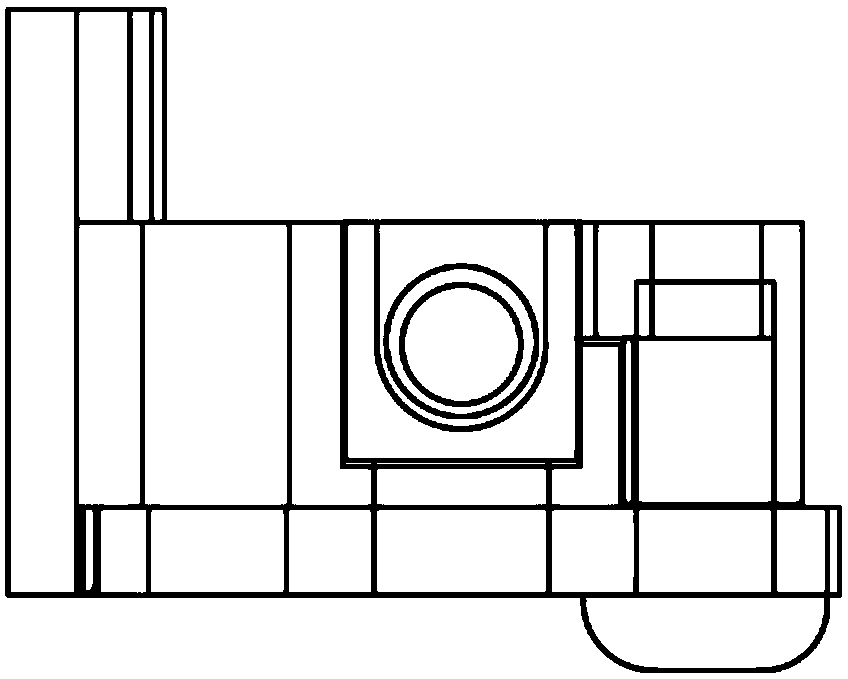 Lock hook horizontal adjusting device