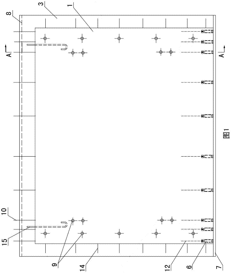 Assembled integral building and construction method thereof