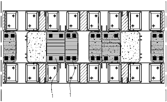 Track bed sound-absorbing plate and preparation method thereof