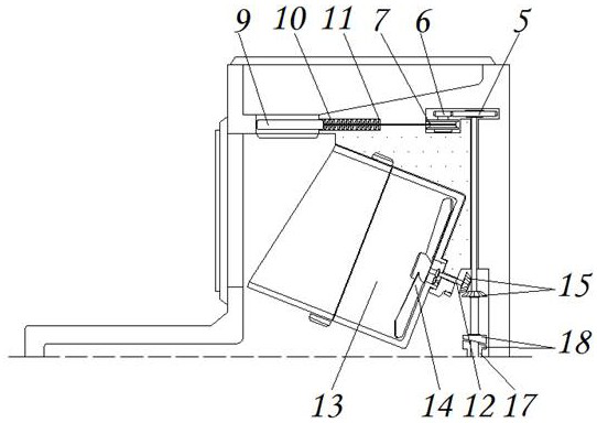 Transportation device with synchronous grain size screening function for Granular grain harvesting