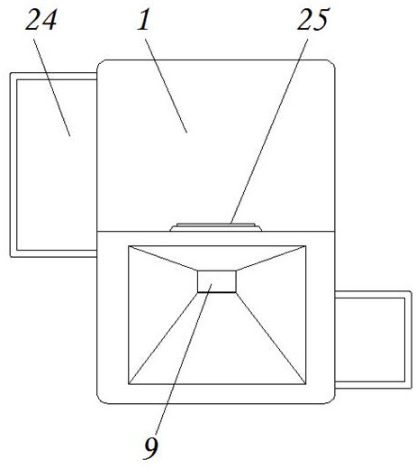 Transportation device with synchronous grain size screening function for Granular grain harvesting