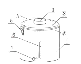 Special drug box for spraying machine