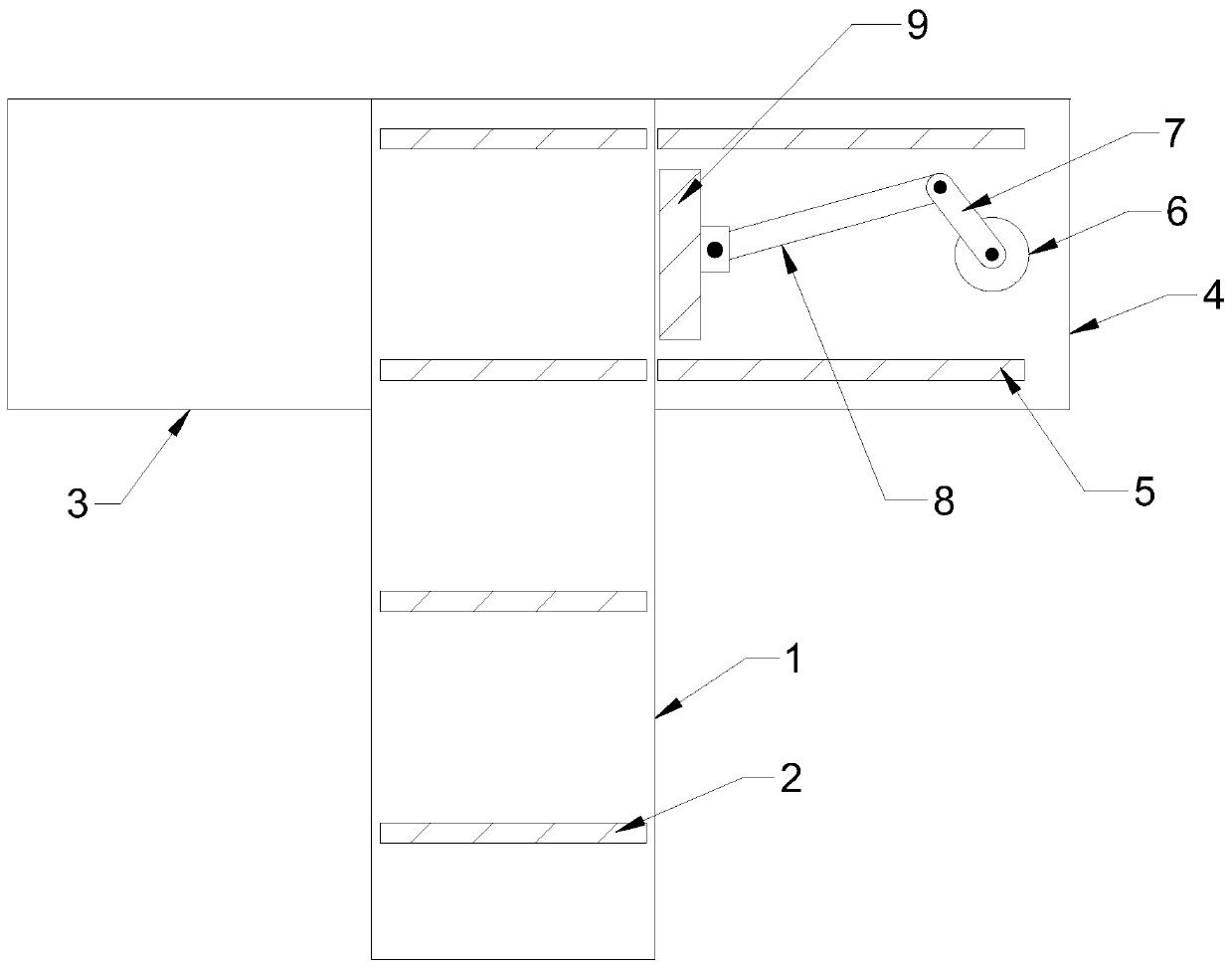 Product quality detection device based on machine vision