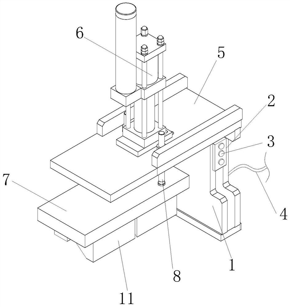 Solvent-free compound machine scraping mechanism for PET packaging bag production