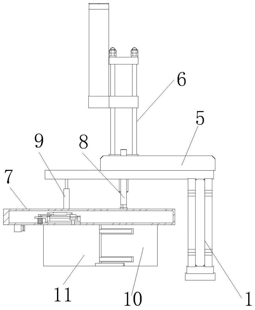 Solvent-free compound machine scraping mechanism for PET packaging bag production