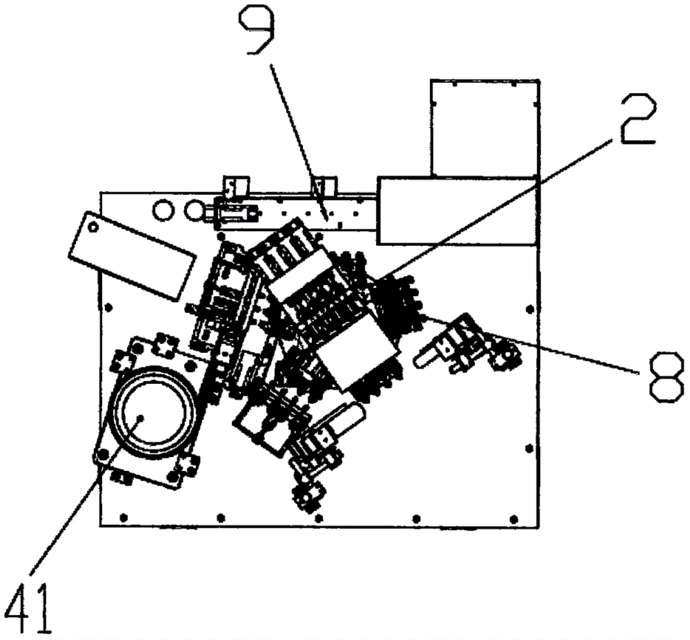 Power inductance full-automatic gluing machine