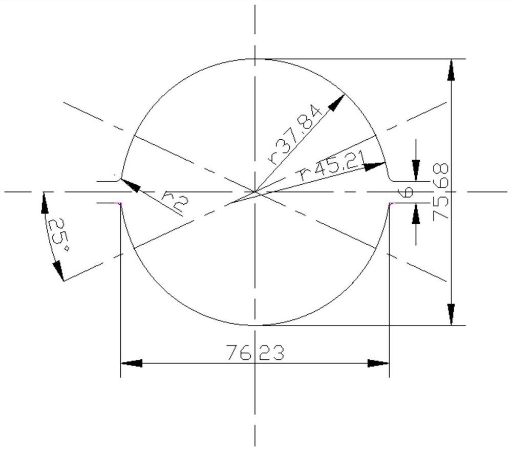 Round steel rolling system