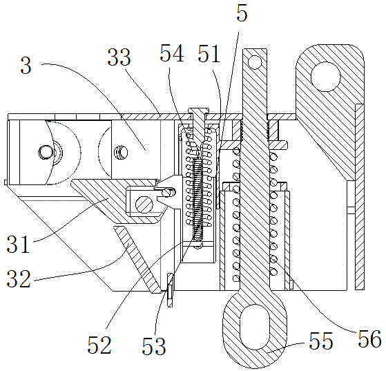 Attachment type lifting scaffold and lifting method