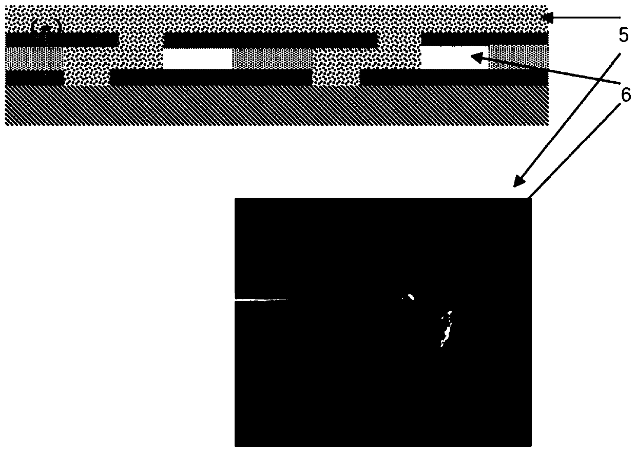 Epitaxial layer material stripping method based on 3D laminated mask substrate