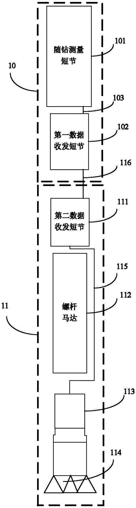 Communication device and method for downhole geological parameters