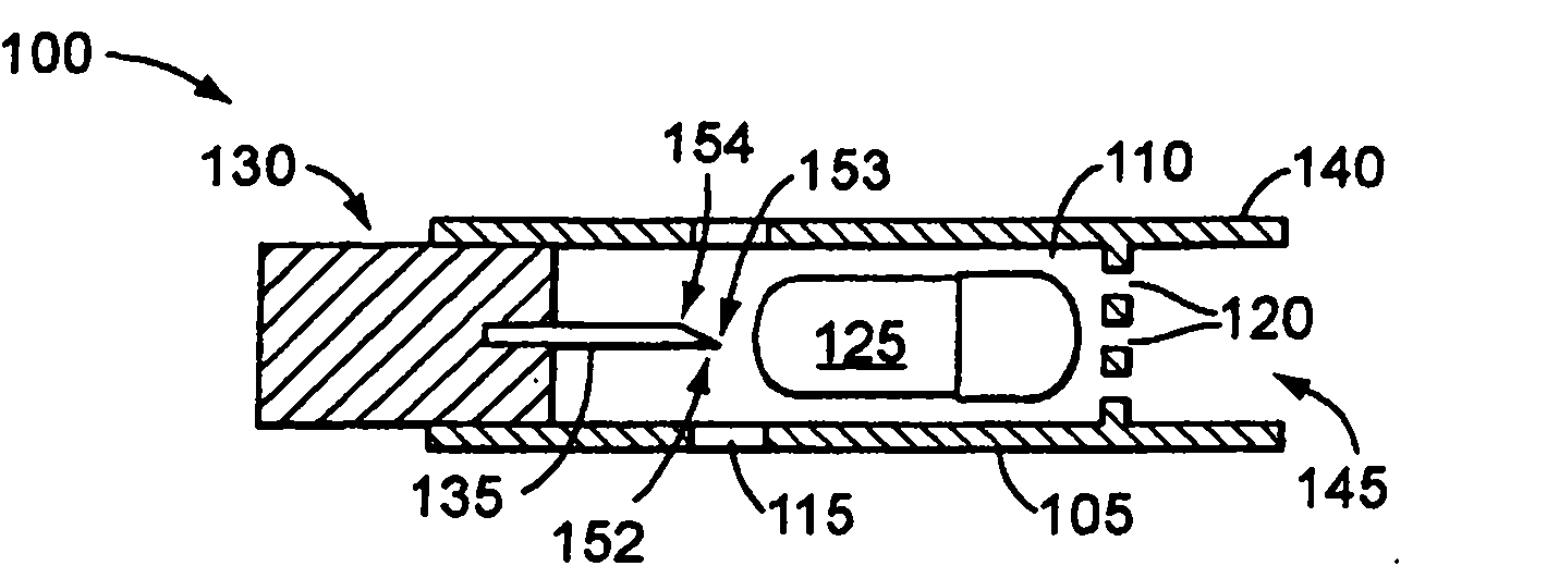 Receptacle for an aerosolizable pharmaceutical formulation