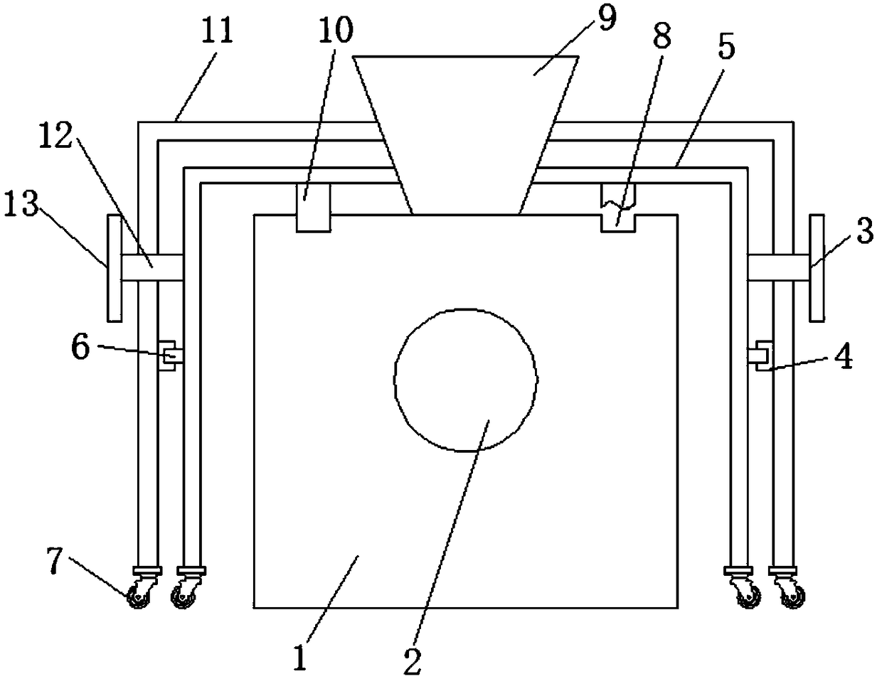 Protective cover of intelligent control type extruder