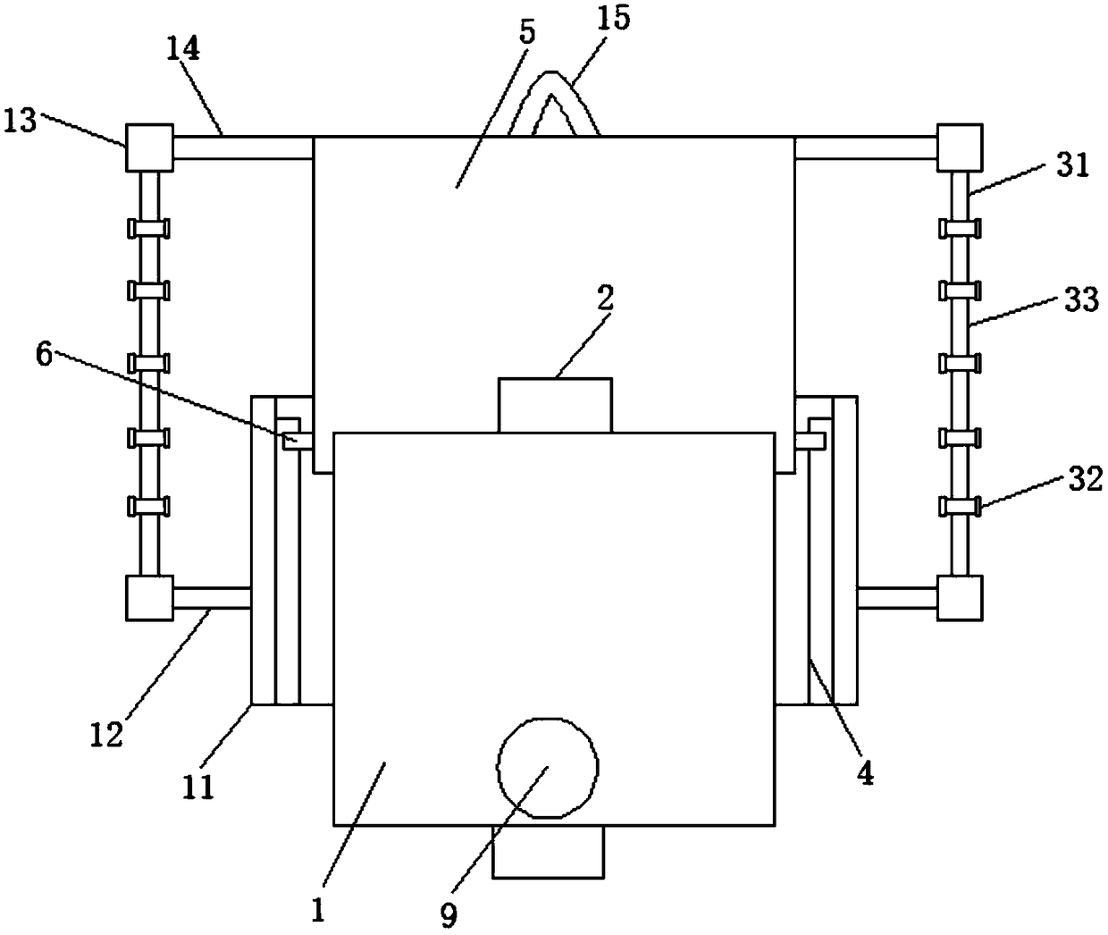 Protective cover of intelligent control type extruder