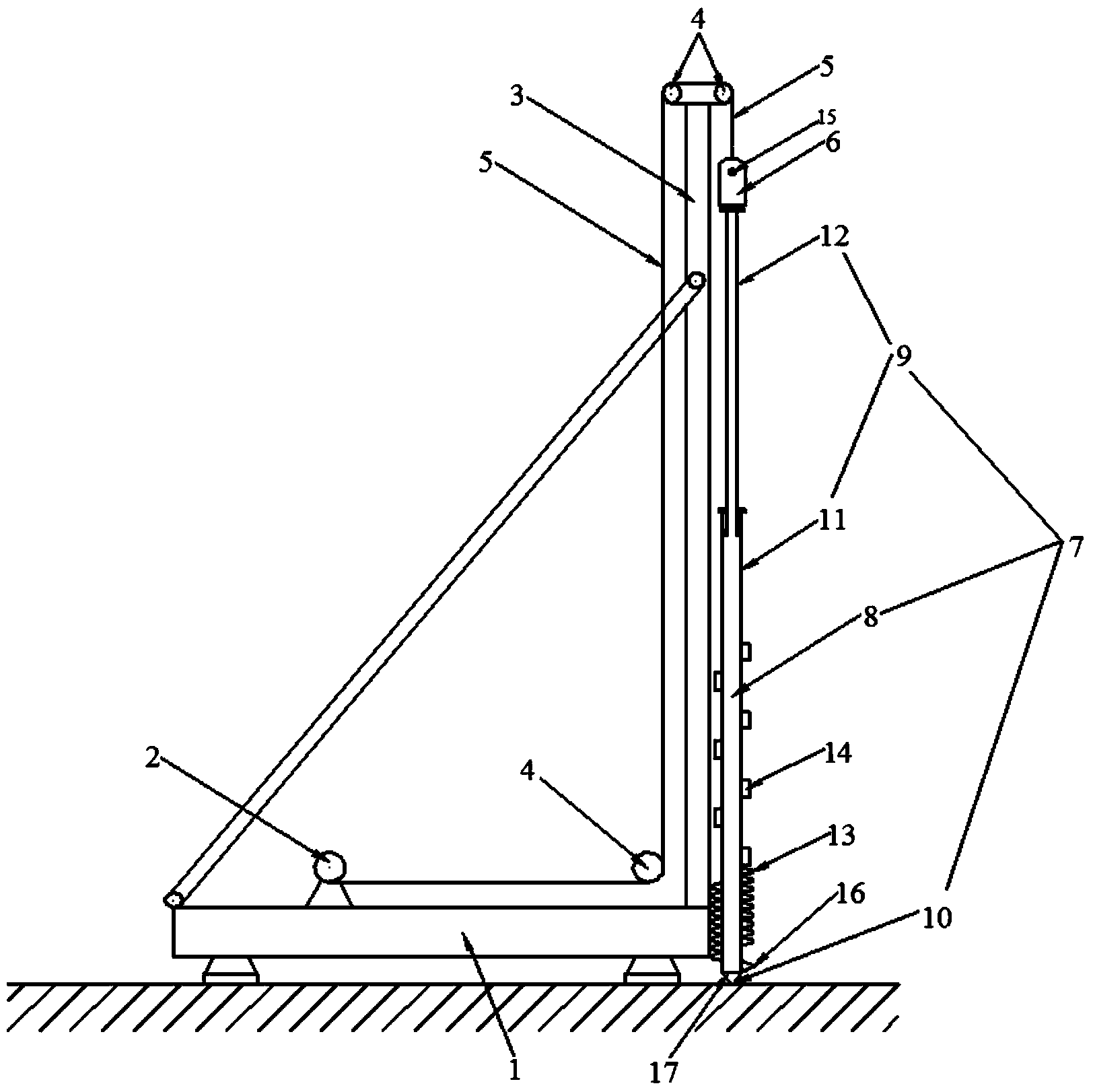 Full-thread pile pouring machine extruding soil body and pile-forming construction method thereof