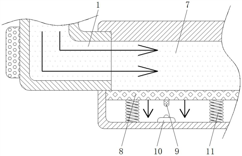 Device for detecting and collecting whether all positions of building drainage pipeline are blocked or not