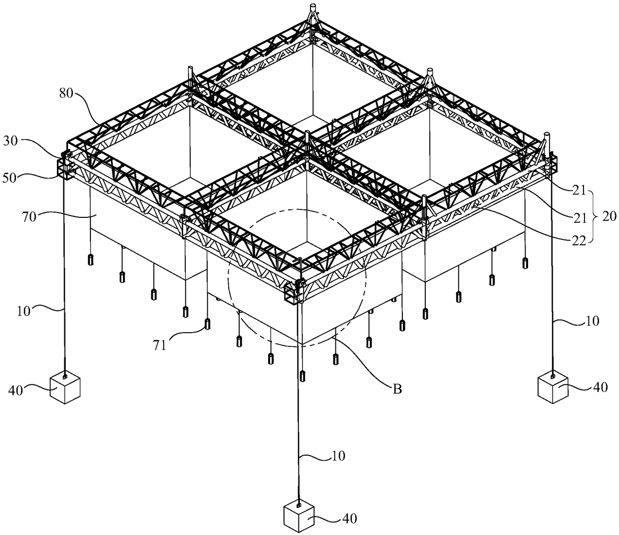 Wind wave prevention floating device and wind wave prevention method