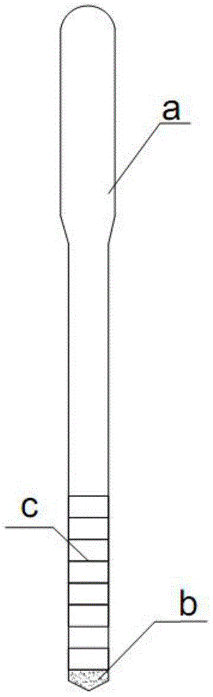 Anterior tooth aesthetic repair tooth preparation quantity measuring method and preparation method