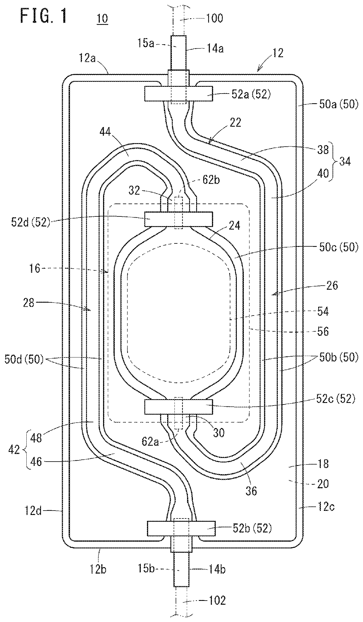 Biological component separation device