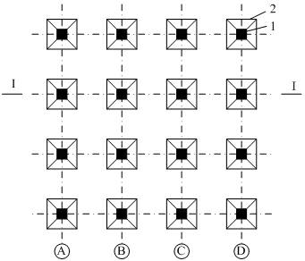 Storey adding method for existing building basement with frame structure and independent foundation