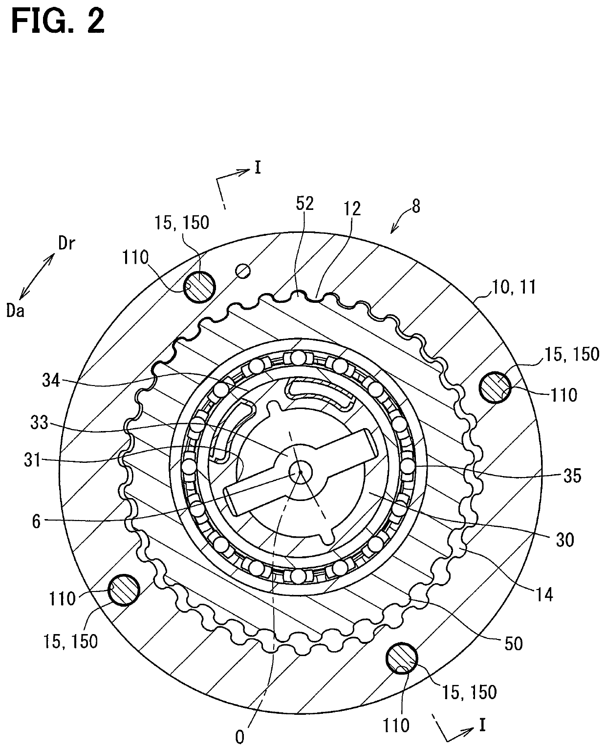 Valve timing adjustment device