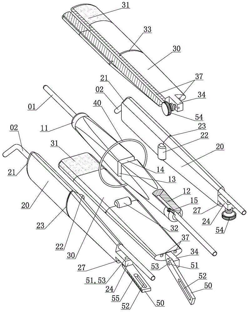 Filling-free source applicator for gynecological intracavity radiotherapy