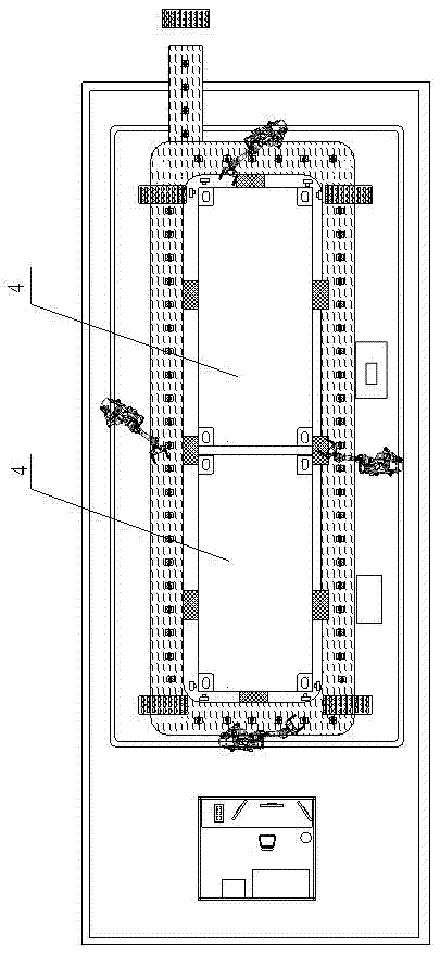 Automatic detachment and installation system of container fixed spin lock