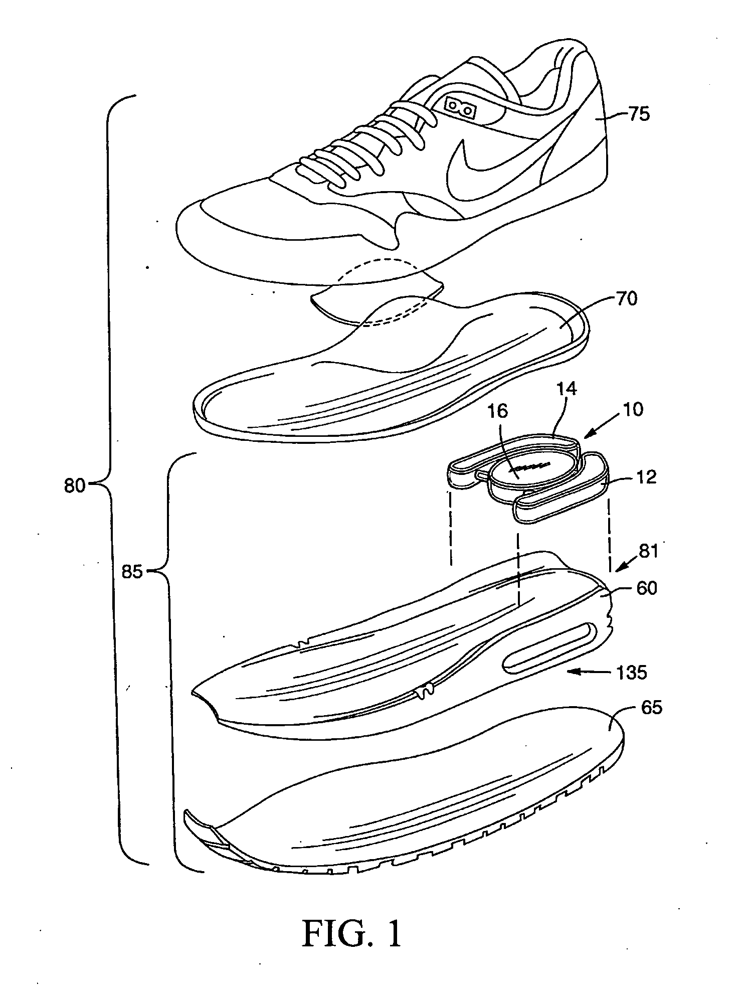 Variable support footwear using electrorheological or magnetorheological fluids