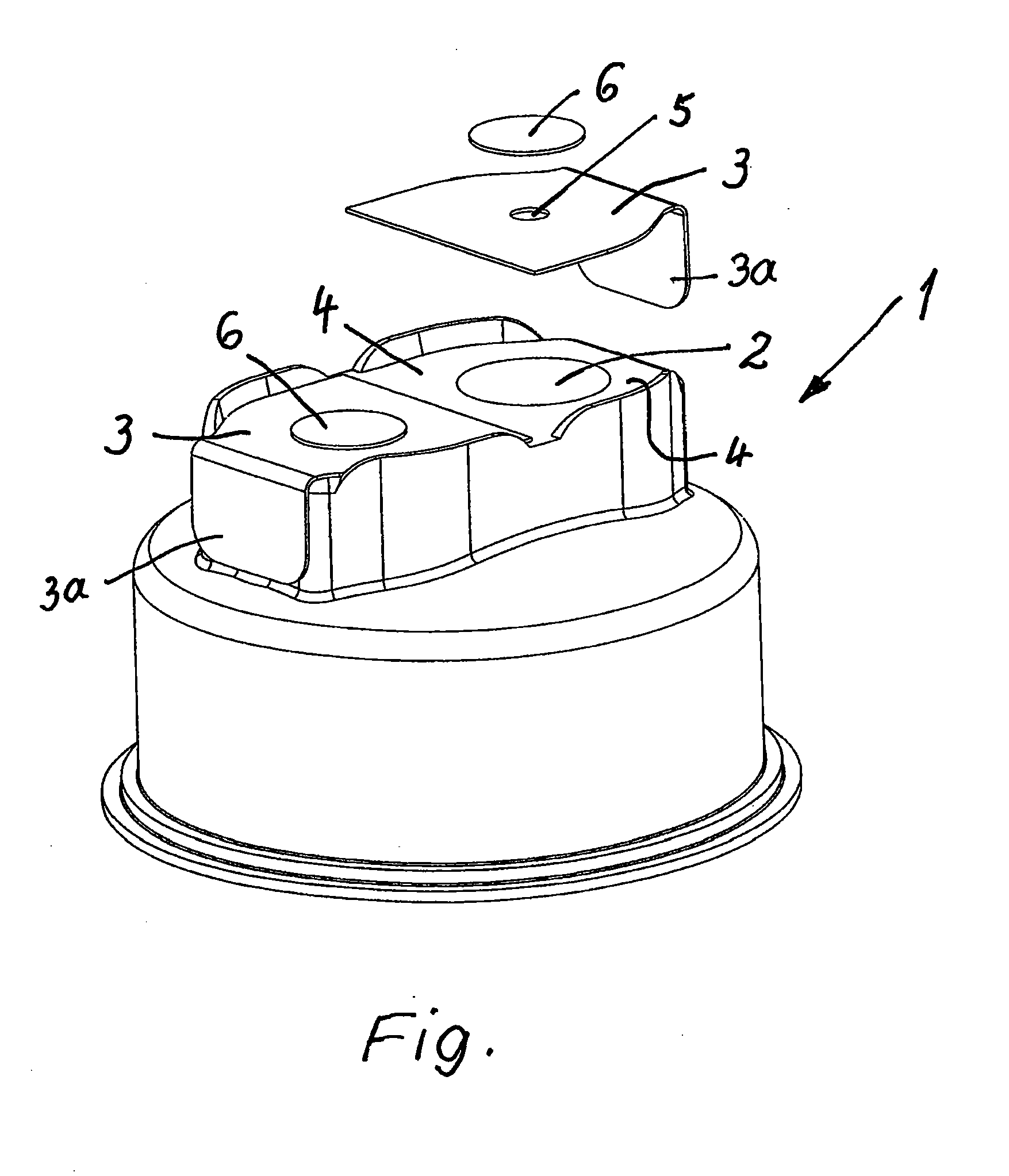 Pierceable closure for medicine containers