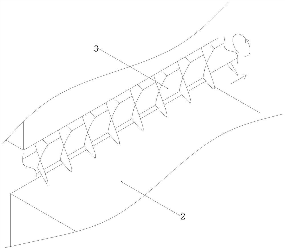 Efficient horizontal type spiral sedimentation three-phase centrifuge water outlet anti-blocking device