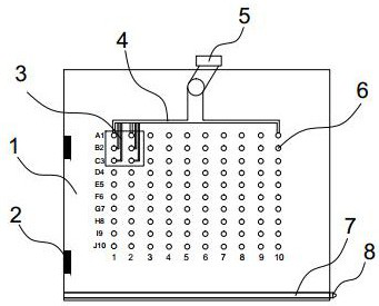 Copepod egg rapid counting board