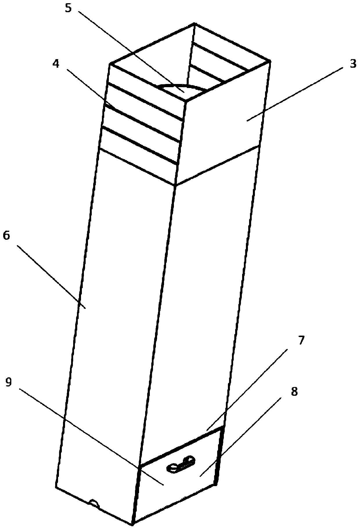 Electronic waste friction electrostatic sorting device