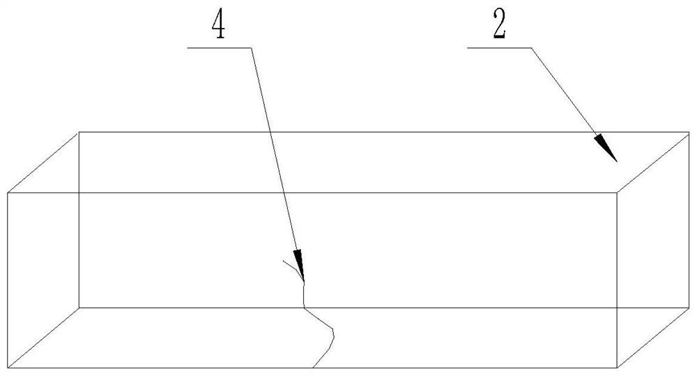 Self-healing concrete crack repair inspection method