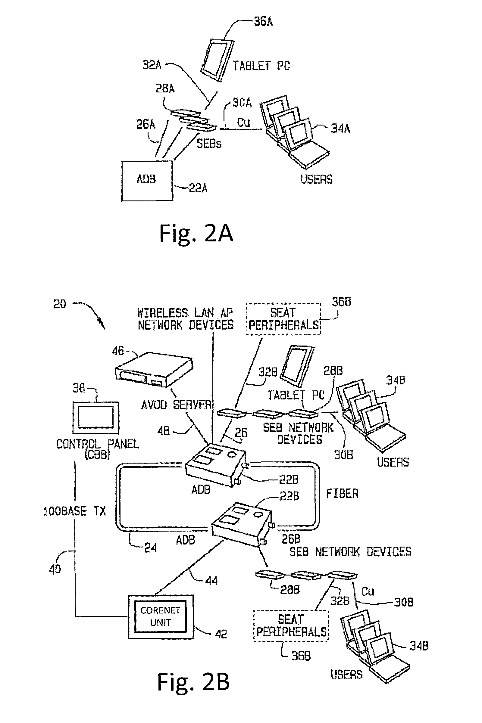 High bandwidth open wired network