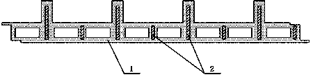 Hollow wall plastic steel wound drainage pipe material and manufacturing method thereof