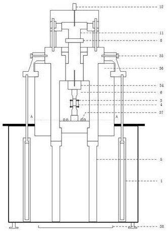 Comprehensive test platform for dynamic sealing performance of gas storage cover rock