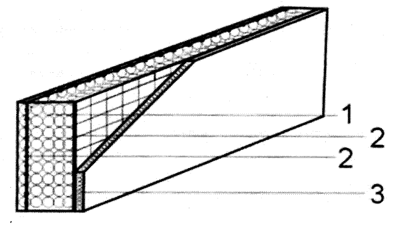 External thermal-insulation wall of mechanical anchoring gridding reinforcing rib inorganic modified foam thermal-insulation board