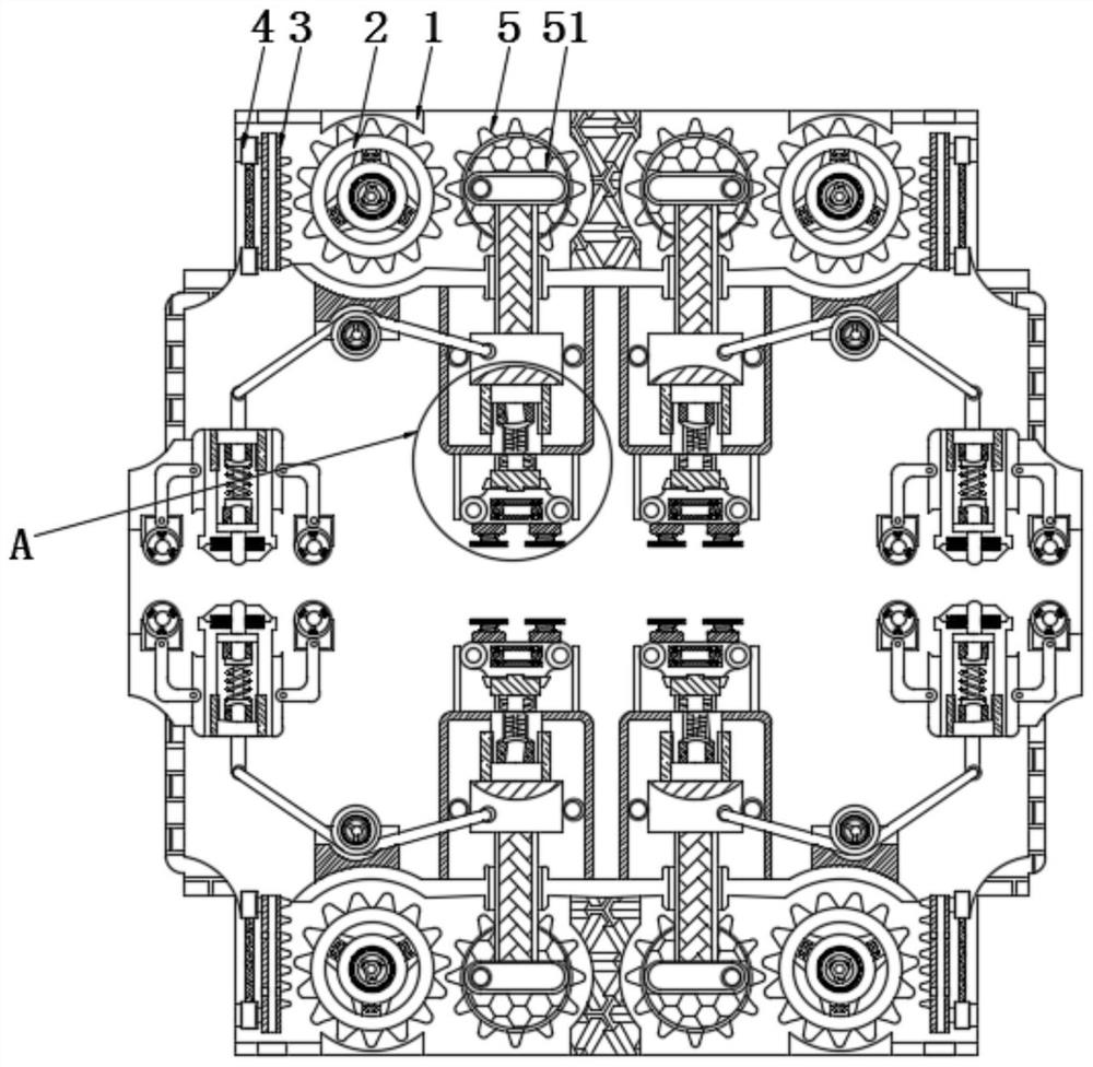 Network optical fiber extension connection auxiliary device capable of detecting and adjusting distance