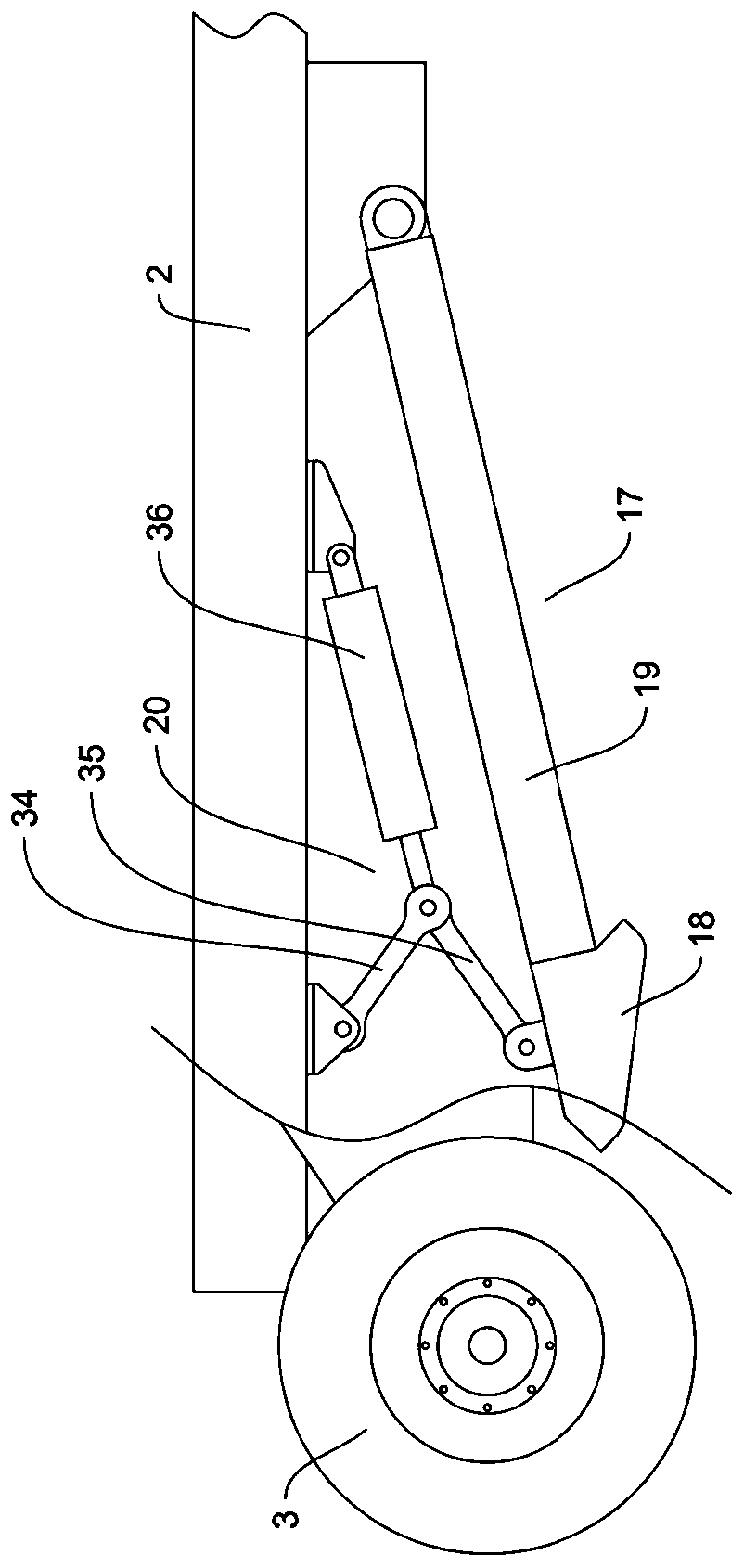 Cable uncoiling vehicle